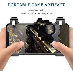 Newseego Mobile Game Controller,Mobile Game Trigger Fire Button Gamepad for Knives Out Shooter Controller Android iOS Phone Triggers Newest Gift for Players（A Pair）