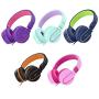 Elecder i36 Kids Headphones Children Girls Boys Teens Foldable Adjustable On Ear Headphones 3.5mm Jack Compatible iPad Cellphones Computer Kindle MP3/4 Airplane School Tablet Black/Orange