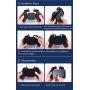 PUBG Mobile Game Controller, LEIZHAN Gamepad Grip Game Trigger Joystick with Cooling Fan for 4.7-6.5 Inch Android & iOS Phones (Upgraded Version)