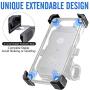ILM Motorcycle Bike Phone Mount Holder 360° Rotation Adjustable Clamps for Handlebars Cell Phones iPhone Samsung Galaxy HUAWEI HTC (Classic Phone Holder)