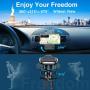 [2020 Upgraded] VANMASS Magnetic Phone Mount with 6 Strongest Rare Earth Magnets, [Pioneer Zinc Alloy] Magnetic Car Mount, Cell Phone Holder for Car Air Vent Desktop Compatible All Phones and Tablets