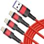 Charging Cable 3 Pack 10FT Charger Cable Nylon Braided USB Fast Charging Cord Compatible with iPhone 11 Pro Max Xs X XR 8 7 6s 6 SE 5 5s 5c iPad iPod and More