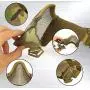OB Half Face Mesh Mask Foldable Protective Guard Lower Face Masks for Airsoft Tactical Military Paintball Hunting