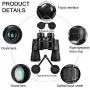 20x50 High Power Military Binoculars, Compact HD Professional/Daily Waterproof Binoculars Telescope for Adults Bird Watching Travel Hunting Football-BAK4 Prism FMC Lens-with Case and Strap (20X50) 20x50 High Power Military Binoculars, Compact HD Professional/Daily Waterproof Binoculars Telescope for Adults Bird Watching Travel Hunting Football-BAK4 Prism FMC Lens-with Case and Strap (20X50)