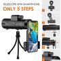 Monocular Telescope - 12X50 High Power 【HD Monocular for Bird Watching】 with Smartphone Holder & Tripod IPX7 Waterproof Monocular Made by Hyper FMC BAK4 Prism & Eco-Friendly Materials