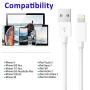 Charger Cable for iphone, [2Pack 10FT]Extra Long Fast Charging & Syncing Cord Compatible with iPhone 11/Xs/Max/XR/X/8/8Plus/7/7Plus/6S/6S Plus/SE/iPad/iPod and More - Black