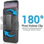 Aduro Galaxy S9 Case with Kickstand Belt Clip Holster, Combo Galaxy Case with Rotating Belt Clip Super Slim Shell Samsung Galaxy Belt Clip Case for Samsung Galaxy S9 (NOT PLUS) Cell Phone (2018) Black