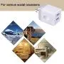 Wall Charger, Sicodo 3-Pack 2.1A Home Travel Dual Port Plug Wall Charging Block Compatible with iPhone X, 8,7 Plus,6 Plus,6s Plus,Tablet,Samsung Galaxy S8,S7 Edge,HTC,LG,Sony,Nokia,Motorola and More