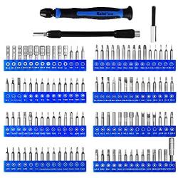 Kaisi 139 in 1 Electronics Repair Tool Kit Professional Precision Screwdriver Set Magnetic Drive Kit with Portable Bag for Repair PC Computer, Laptop, Tablet, iPad, iPhone, Xbox, Game Console and more