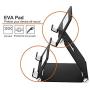 Dual Foldable Phone Tablet Stand, Multi-Angle Cell Phone Tablet Video Game Stand for Nintendo Switch iPhone X 8 7 6 Plus 5 5c, Accessories, iPad Universal Other Tablets Phones - Black (Black)