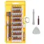 Syntus Precision Screwdriver Set, 63 in 1 with 57 Bits Screwdriver Kit, Magnetic Driver Electronics Repair Tool Kit for iPhone, Tablet, Macbook, Xbox, Cellphone, PC, Game Console, Yellow