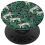 Richmond & Finch PopSocket PopGrip, Universal Expanding Mobile Phone Stand and Grip for Phones and Tablets, Includes Swappable Top, Green Leopard - Green
