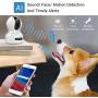 [New 2020]DOGCOOL FHD Pet Camera Dog Camera 360° WIFI Pet Monitor Indoor Home Cat Cam with Alexa,Sound Detection, Motion Tracking and Alert, Two-Way Audio,Pan/Tilt/Zoom Baby Monitor with Night Vision