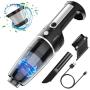 Cordless Handheld Vacuum,YANTU Car Vacuum Cleaner High Power for Quick Car Cleaning,Portable Mini Auto Vacuum Cleaners for Home and Car,DC 12V,4500PA