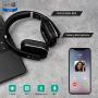 EQ App Over Ear Wireless Headphones - August EP650-Bass Rich Sound and Optimum Comfort - NFC and aptX LL Low Latency - [Black]