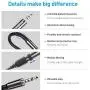 KINGTOP Headset Splitter Adapter 3.5mm Combo Audio Cable for PS4,Xbox One S,Tablet,Mobile Phone,PC Gaming Headsets and New Version Laptop(Upgraded Version) (Black) KINGTOP Headset Splitter Adapter 3.5mm Combo Audio Cable for PS4,Xbox One S,Tablet,Mobile Phone,PC Gaming Headsets and New Version Laptop(Upgraded Version) (Black)