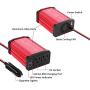 300W Car Power Inverter DC 12V to 110V AC Converter 4.8A Dual USB Charging Ports Car Charger Adapter