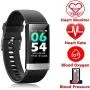 Fitness Tracker, Activity Tracker Watch with Heart Rate Monitor Sleep Monitor Blood Pressure Call Reminder,IP68 Waterproof Smart Band with Calorie Counter，Pedometer for Kids Men Women and Gift