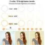 Ring Light with Stand 10.2" RingLight with Tripod Stand and Phone Holder Remote Control 3 Lighting Modes and 10 Lighting Levels of Dimmable RingLight Selfie Light for YouTube Video/Makeup/tiktok Shot
