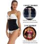 HOPLYNN Neoprene Sweat Waist Trainer Corset Trimmer Belt for Women Weight Loss, Waist Cincher Shaper Slimmer