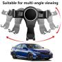 LUNQIN Car Phone Holder for 2016-2020 Honda Civic Auto Accessories Navigation Bracket Interior Decoration Mobile Cell Phone Mount