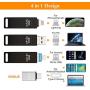 USB Flash Drive Photo Stick for iPhone Flash Drive for iPhone PhotoStick Mobile for iPhone iOS Flash Drive Android Drive Backup OTG Smart Phone Memory Stick Storage iPAD USB 3.0 WIVIC 32GB Dark Grey