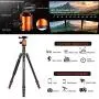 Joilcan 80-inch Tripod for Camera, Aluminum Tripod for DSLR,Monopod, Lightweight Tripod with 360 Degree Ball Head Stable for Travel and Work 18.5"-80",19lb Load (Orange) Joilcan 80-inch Tripod for Camera, Aluminum Tripod for DSLR,Monopod, Lightweight Tripod with 360 Degree Ball Head Stable for Travel and Work 18.5"-80",19lb Load (Orange)