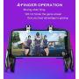 SQINAA K21 Mobile Game Controller for PUBG/Call of Duty/Fortnite,aim Trigger Fire Buttons L1R1 Shooter Sensitive Joystick,Gamepad for 4.7-6.5 inch iPhone & Android Phone
