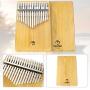 VIILOCK Handmade Mbira Finger Piano Kalimba 17 Keys Thumb Piano with Protective Box