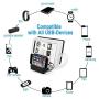 COSOOS Fastest Charging Station with Quick Charge QC 3.0, 6 Phone Charger Cables(3 Type),lWatch Stand,6-Port Multi USB Charger Station,Charging Station for Multiple Devices,Tablet,Kindle(UL Certified)