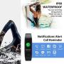 Mgaolo Fitness Tracker with Blood Pressure Heart Rate Sleep Monitor,10 Sport Modes IP68 Waterproof Activity Tracker Fit Smart Watch with Pedometer Calorie Step Counter for Women Men Kids