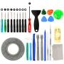 27 in 1 Cell Phone iPhone Repair Screwdriver Kit Tool with Screen Removal Adhesive Sticker for Phones,iPad and More Electronic Devices DIY Fix Tool Kits