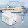 3 Outlet Surge Protector, Multi Plug Outlet Expanders USB Wall Charger with 3 Outlets 3 USB Ports(3.1A), Wall Plug Outlet Extender for Cruise Ship, Home, Office 3 Outlet Surge Protector, Multi Plug Outlet Expanders USB Wall Charger with 3 Outlets 3 USB Ports(3.1A), Wall Plug Outlet Extender for Cruise Ship, Home, Office