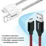 Android Charging Cable, 15ft PS4 Controller Charger Cable, iSeekerKit Durable Micro USB 2.0 Charging Cord Wire Compatible for Samsung Galaxy S7 Edge/S6/Note5,Sony,LG,Moto,HTC,Smartphones (Red)
