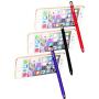 Honsky Cell Phone Stylus, Tablet Stylus for Touch Screens: Universal Slim Long Metal Pencil-Like Stylist Pens, Tablet Pen, Touchscreen Stylus Pen ¨C Purple, Red, Black - Cylinder, 3 Packs
