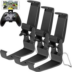 Jovitec Phone Clip One Foldable Controller Phone Clip Holder Game Clamp Mount Clamp for Xbox, Android, Mobile Phone Smart Phone (3 Pack)