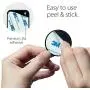Spigen Kuel MP-8P Metal Plates for Magnetic Car Mount Phone Holder QNMP Compatible (8 Pack - 4 Round, 4 Rectangle) - Black