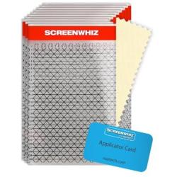 ScreenWhiz by Naztech 12127 Universal Screen Protector Large for Smartphones - 10 Pack - Retail Packaging - Clear