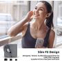 Wireless Earbuds, ENACFIRE E18 Plus Bluetooth Earbuds with Wireless Charging Case CVC8.0 3D Stereo Sound Deep Bass IPX8 Waterproof 8H Super-Long Battery Duration