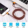 iPhone Charger Cord 4Pack iPhone Charger Cable MFi Certified Lightning Cable Fast iPhone Charging Cord Nylon Braided iPhone Charging Cable Compatible with Phone 11 Pro max/XR max/8/7/6/6s/SE 2020,iPad