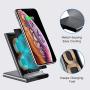 Yootech 7.5W/10W/15W Premium Metal Wireless Charger,7.5W Wireless Charging Stand with QC3.0 AC Adapter Compatible iPhone SE 2020/11/11 Pro/11 Pro Max,15W LG V35/G8,10W Galaxy S20/Note 10,Pixel 3/4XL