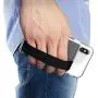 Ringke Flip Card Holder with Elastic Hand Strap Slim Soft Band Grip Fashion Multi-Card Slot 3M Stick-On Wallet Credit Card Cash Mini Pouch Attachment Compatible with Most Smartphones - Gray