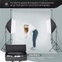 Neewer 700W Professional Photography 24x24 inches/60x60 Centimeters Softbox with E27 Socket Light Lighting Kit