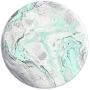 Marble Mint Teal with White and Gray Colors PopSockets Grip and Stand for Phones and Tablets