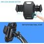 Windshield Car Mount Holder – Getron Universal Windshield Dashboard Cell Phone Cradle with One Click Release for iPhone Xs MAX XR X 8 SE Samsung Galaxy S9 Plus S8 Note 9 and Most Smartphones – Black