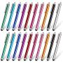 homEdge Stylus Pen Set of 20 Pack, Universal Capacitive Touch Screen Stylus Compatible with iPad, iPhone, Samsung, Kindle Touch, Compatible with All Device with Capacitive Touch Screen – 10 Color