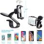 Car Phone Holder Cell Phone Holder for Car Dashboard Cell Phone Holder Dashboard Mount Car Phone Holder Compatible with Smartphones iPhone Samsung (Style 1, Adjustable Mobile Clip)