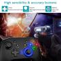 Wireless Gaming Controller, PC Video Gamepad Joystick with Dual Vibration and Remap M1-M4 Triggers, 2.4G Remote Game Console for Windows 7/8/10/XP/Laptop, PS3, Switch, Android, TV Box