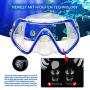 Supertrip Snorkeling Freediving Mask Adult Anti-Fog Film Panoramic Scuba Diving Goggles