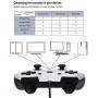 Wired Game Controller PS3 Gamepad Joystick Joypad Ergonomic Design Dual Vibration Motors Gamepad Gaming Controller with Bracket for PS3 PC TV Box Android Smartphone Plug & Play